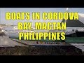 Boats In Cordova Bay, Mactan, Philippines.