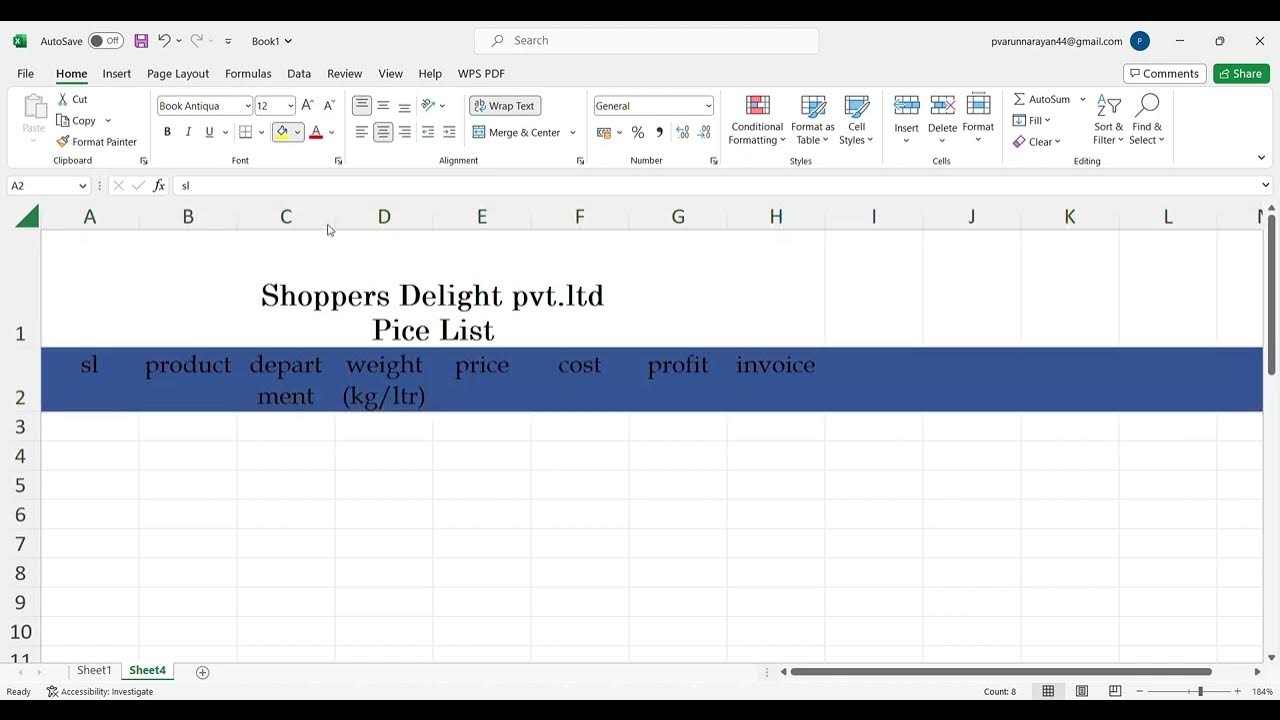 Informatics IVsem MSExcell practical YouTube