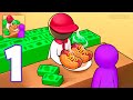 Hotdog Bitte: Idle Tycoon Gameplay Walkthrough Part 1 - Tutorial Restaurant Management (Android,iOS)