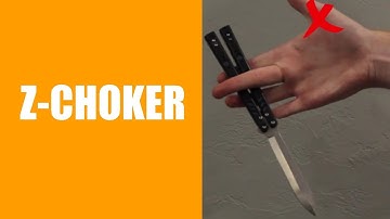 Butterfly Knife Trick - (Z-Choker) - Advanced #30