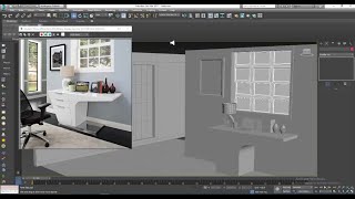 3DsMax Tutorials, Tutorial on 3D Modeling a Stylish Office Desk and assets in 3dsmax (Part 2)