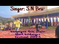 Singer  sn bru  bawngva 4th state level hodaigri festival 2023