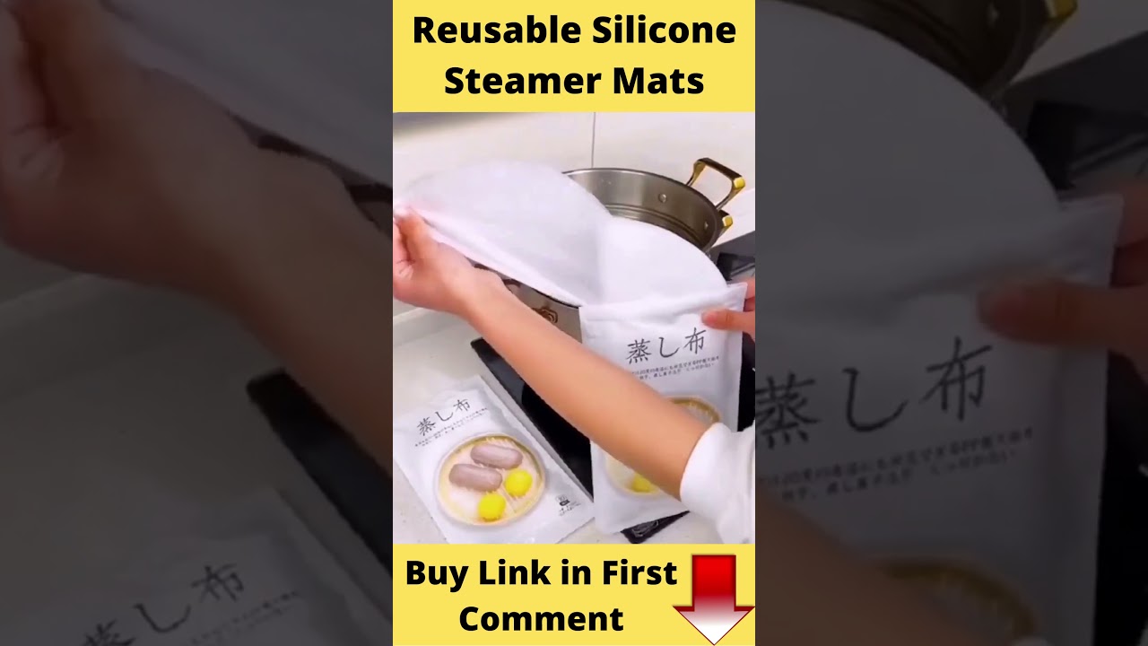 steaming sheet Reusable Silicone Steamer Mats, Non Stick Kitchen