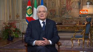 Il discorso di fine anno del Presidente Mattarella - video integrale