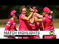 Kapp hat-trick leads Sixers to emphatic win | Rebel WBBL|05