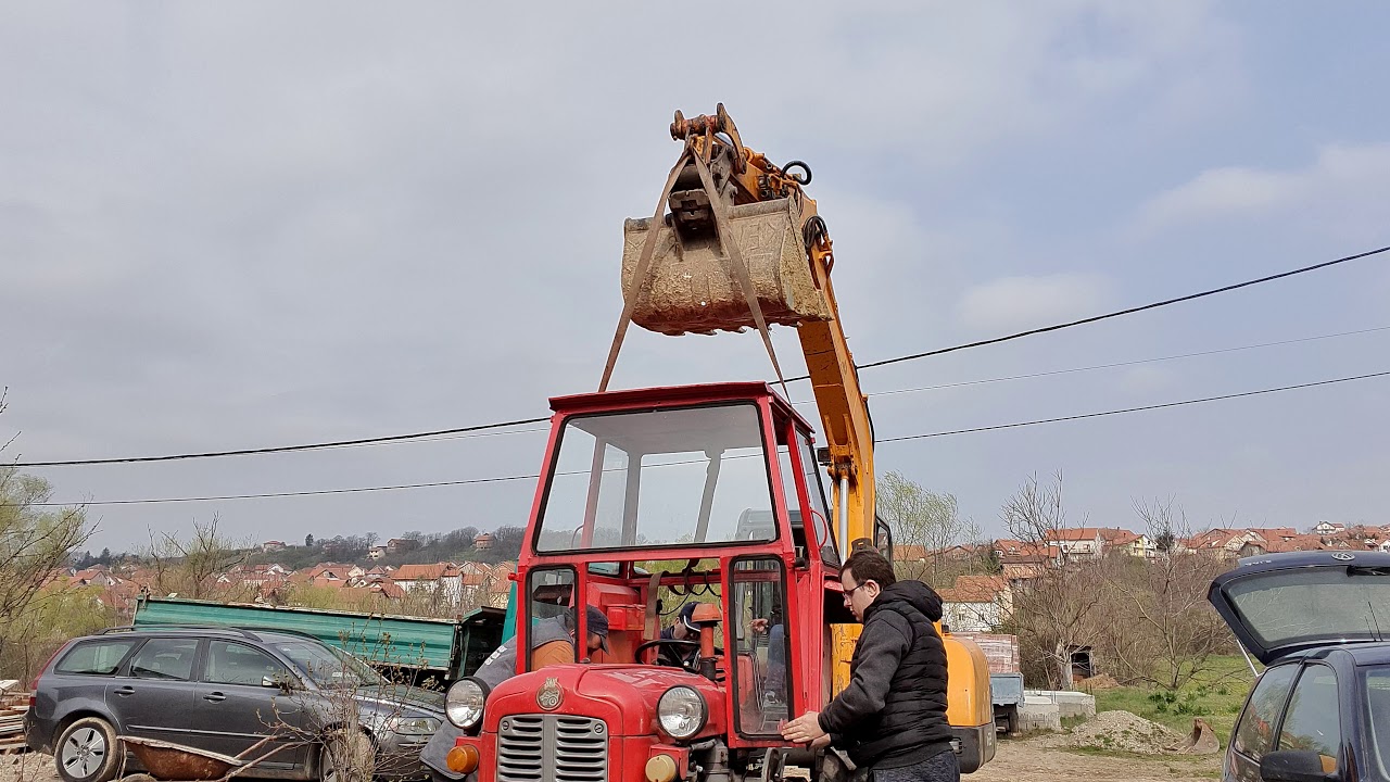 IMT 539 - Postavljanje kabine sa bagerom