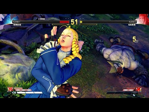 STREET FIGHTER V - Karin vs Birdie
