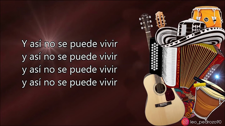 Así No Se Puede Vivir, Diomedes Díaz - Letra