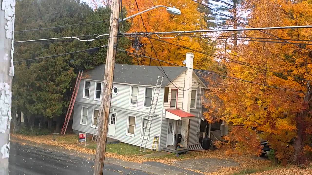 1st Snow of 2015 Chestertown NY YouTube