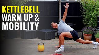 6 MINUTE WARM UP KETTLEBELL WORKOUT // Dynamic Warm Up and Mobility Before Your Kettlebell Workout