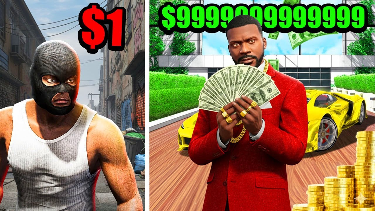 Paso de LADRÓN POBRE a MULTIMILLONARIO en GTA 5!