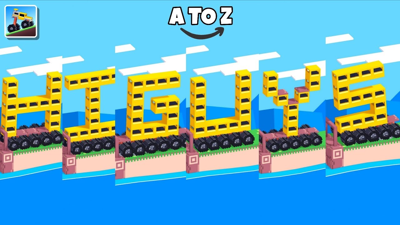 A TO Z DRIVE MAD GAMEPLAY 1 TO 26 LEVEL // GAMING CUBE 