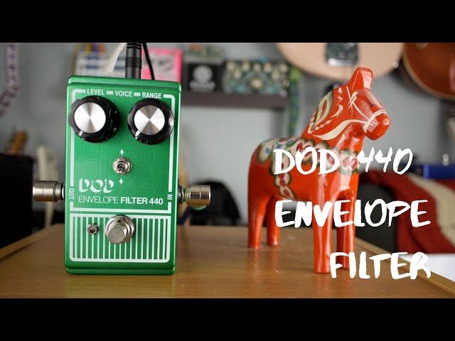 DOD 440 Envelope Filter Reissue Demo (no talking) - YouTube