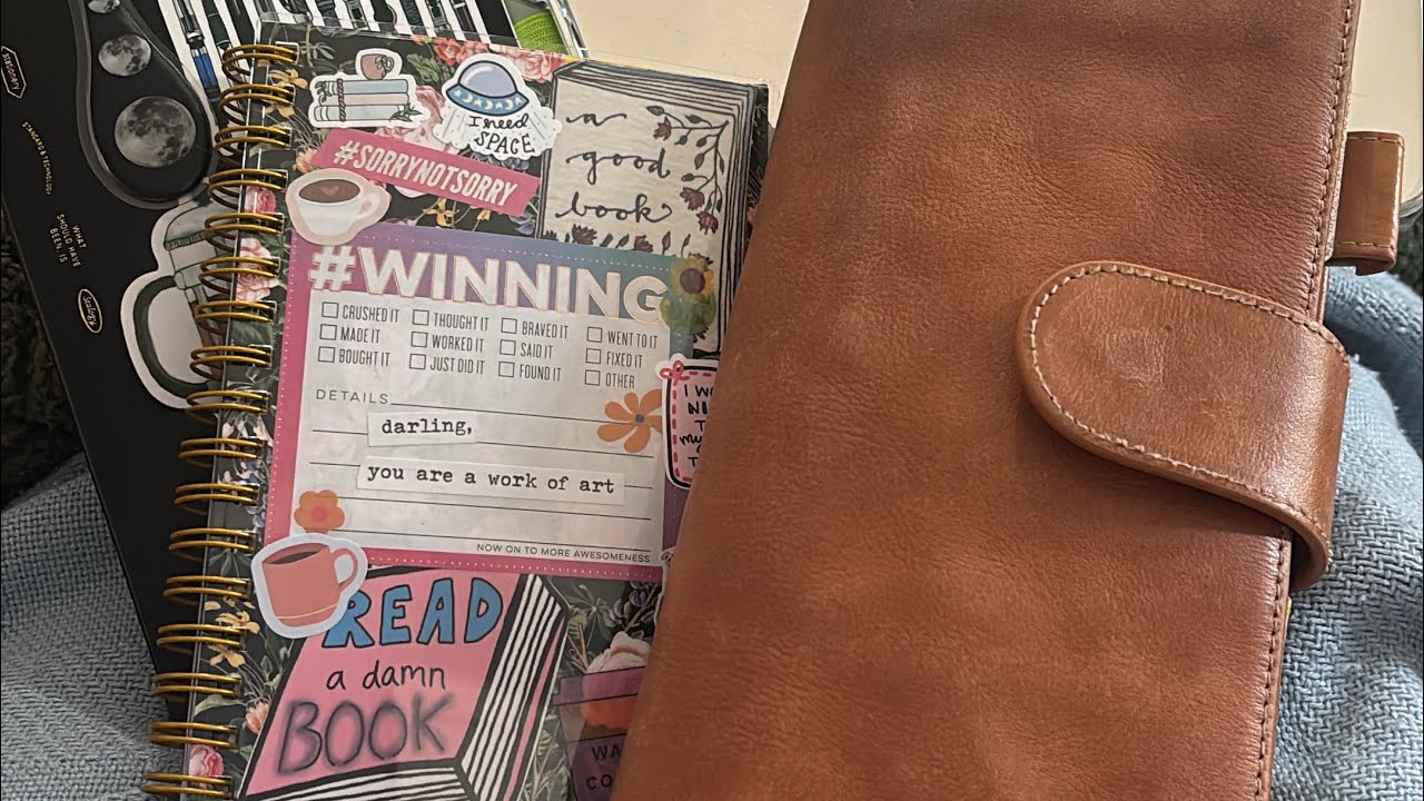 Watch me destroy my Veg Tan Moterm Weeks Cover in Apricot 😭 #hobonichiweeks 