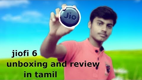 jiofi 6 unboxing and review in Tamil | Tamil Technology Bro