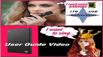 Justkaraoke 2.0 Karaoke Hard Drive 1TB USB, Instructions, How to Set Up and Enjoy