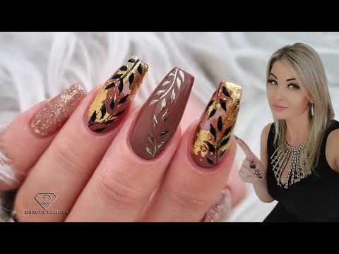 How to do an easy gold leaf manicure - Today's Parent