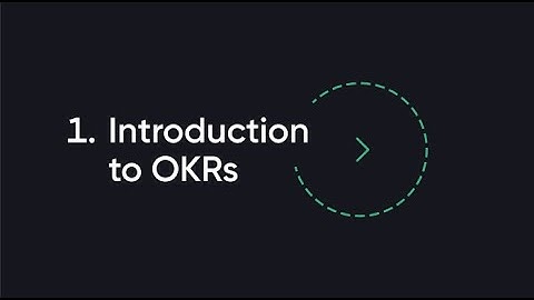 Introduction into OKRs: What is an OKR? | OKR Accelerator
