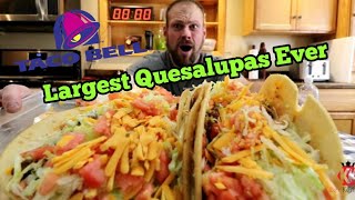 Eating The Largest Quesalupa Ever | ManVFood | Taco Bell