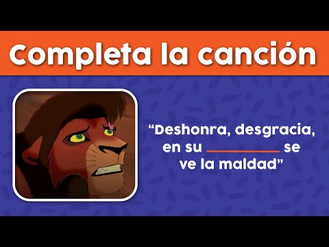 COMPLETA LA LETRA
