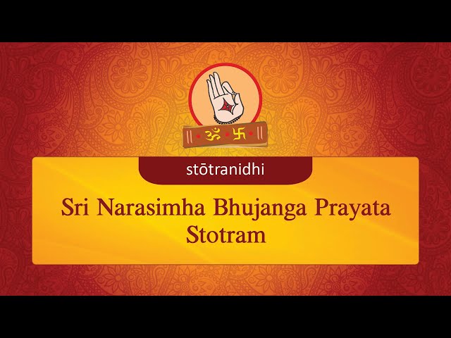 Sri Narasimha Bhujanga Prayata Stotram - Stotra Nidhi class=