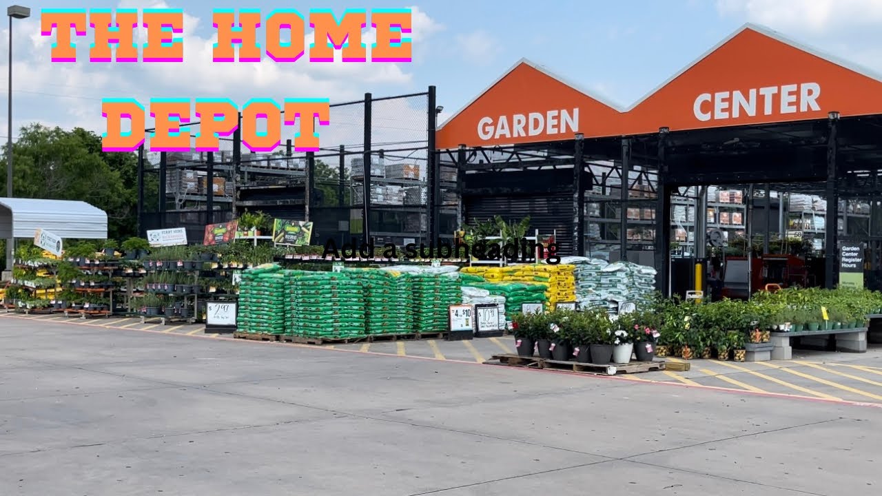 Home Depot Garden Center plants asmr gardensupplies homedepot 