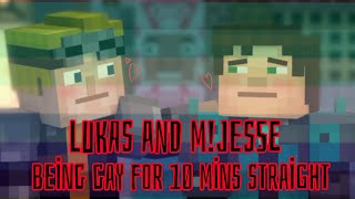 lukas and jesse being gay for littleraly 10 minutes straight 🏳️‍🌈👈