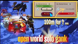 100M For ? Open World Albion Onlin Solo Gank
