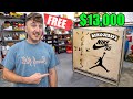 Unboxing A FREE $13,000 Sneaker Mystery Box...