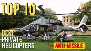 Top 10 Best Luxury Private Helicopters (Bell 525 Relentless, Leonardo AW139, Bell 429WLG)