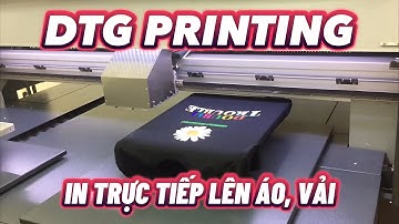 In trực tiếp lên áo thun, vải - DTG Printing là gì? Ưu điểm và nhược điểm công nghệ in áo trực tiếp