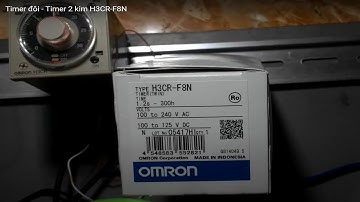 Timer đôi - Timer 2 kim H3CR-F8N _  Lh mua hàng 0988792943