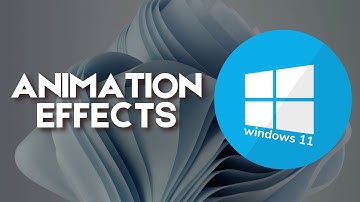 How to Enable Animation Effects on Windows 11