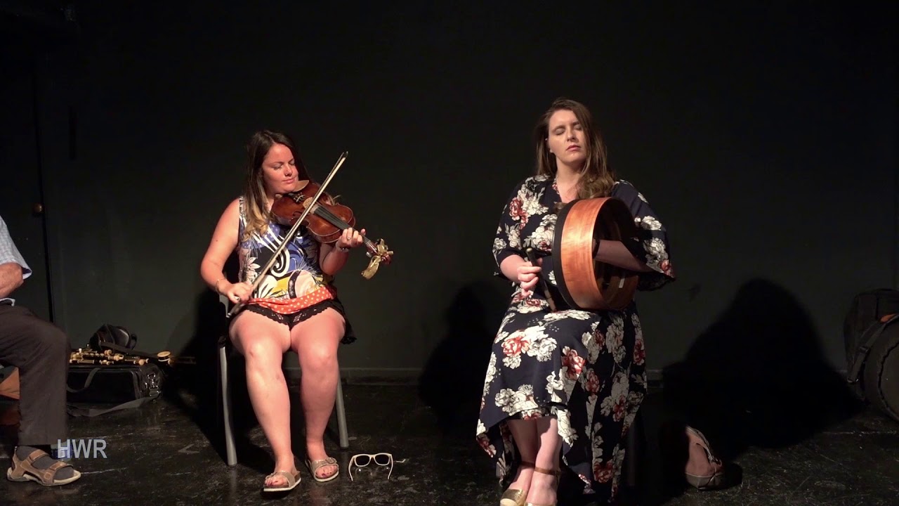 Aimee Farrell Courtney: bodhran, Áine McGeeney: fiddle - Craiceann Bodhrán Festival 2018