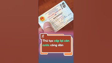 Thủ tục cấp lại căn cước công dân #congtyluatacc #phapluat #tintuc #trending