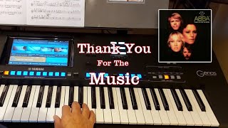 Video thumbnail of "Thank you for the music Abba on Genos"