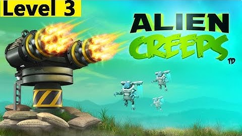 Alien Creeps TD  level 3 Gameplay