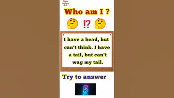 Who am I?🤔 || I have a head, but can
