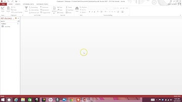Access Chapter 1 Demonstration