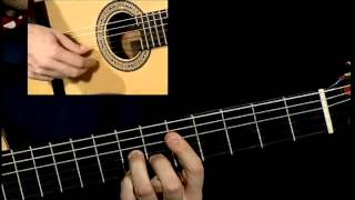 Solea, flamenco guitar with tab chords