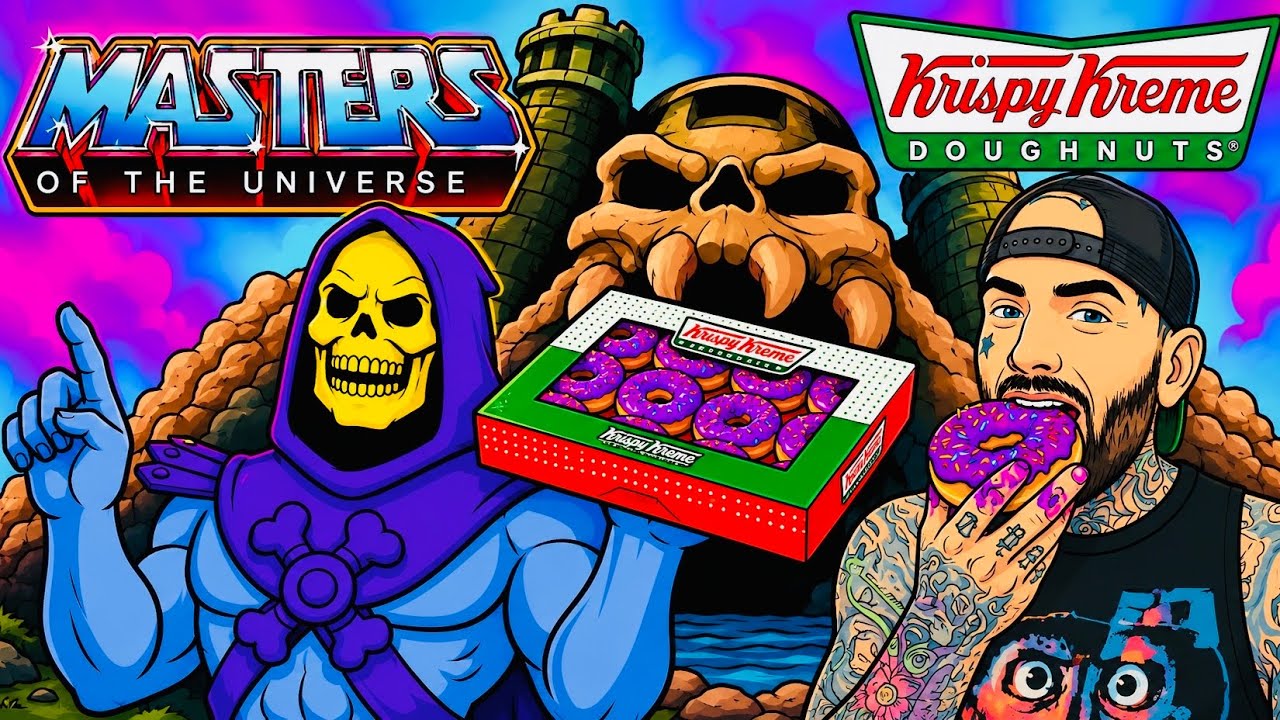 Krispy Kreme Has The Power | Masters Of The Universe Doughnut Review !
