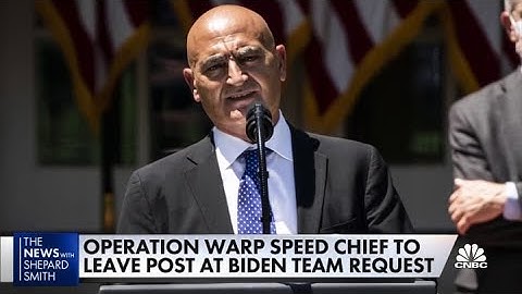 Operation Warp Speed chief to resign, Trump administration releases Covid-19 vaccines on hold