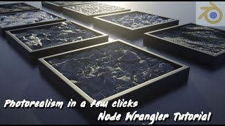 Photorealism in a few clicks - Node Wrangler - Blender 2.93