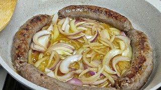 How to Cook Wors with Onions Recipe | Wanna Cook