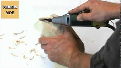 D&M Tools - Proxxon MOS Motorised Carver Video