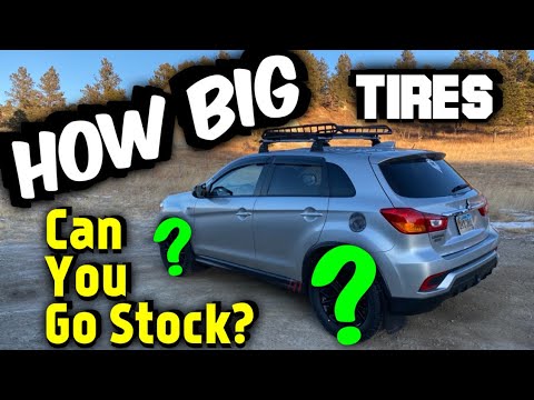 Mitsubishi Outlander Sport Biggest Tires - What Size Fits On Stock Ride Height?