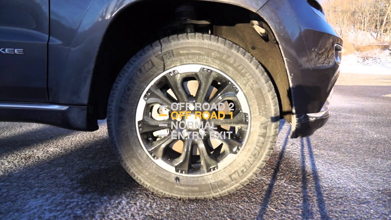 2014 Jeep Grand Cherokee Quadra-Lift® Air Suspension Levels Demo 2