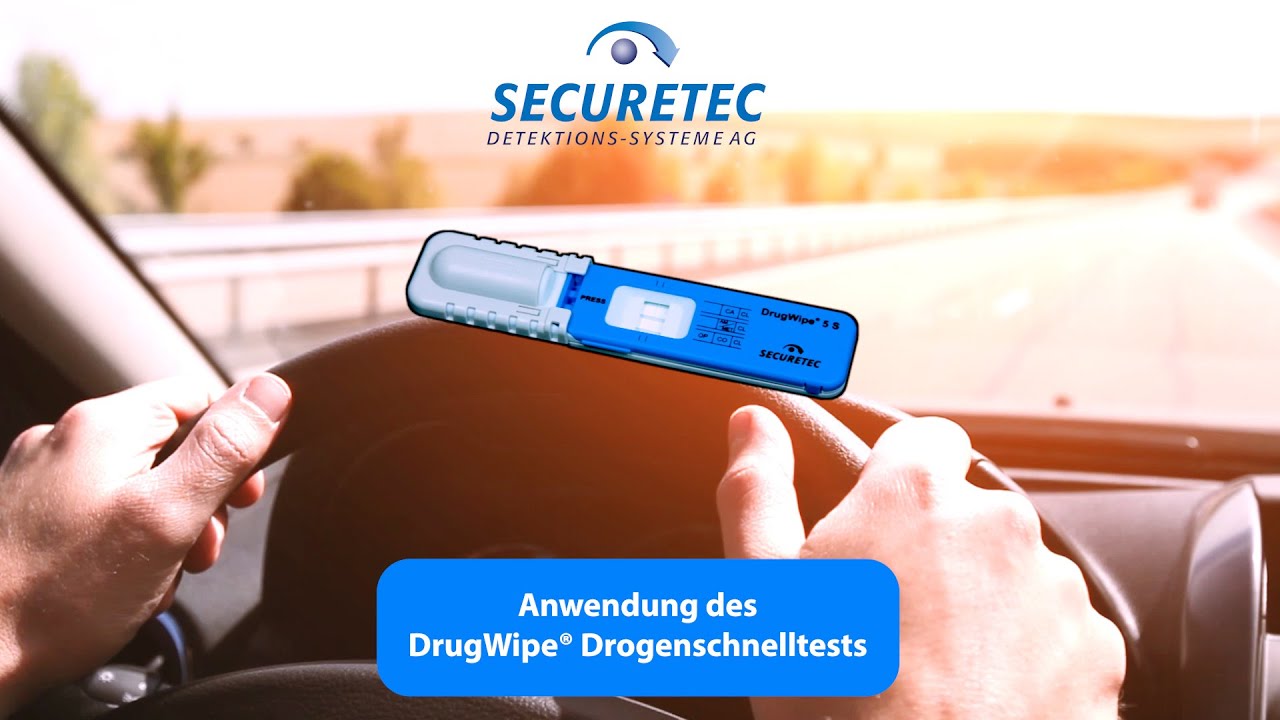 Anwendung des DrugWipe Drogenschnelltests