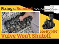 Fixing a Rainbird 100-HV-NPT Valve Won&#39;t Shutoff