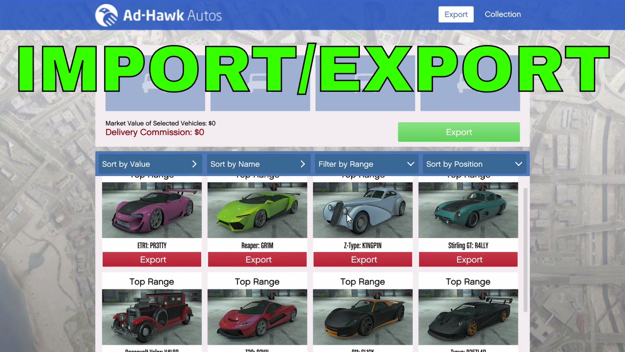 GTA V ONLINE IMPORT/EXPORT Gameplay YouTube